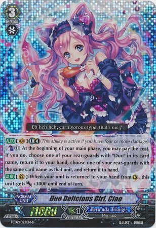 Duo Delicious Girl Ciao FC02 023EN B Triple Rare RRR Duo Delicious Girl Ciao FC02 023EN B Triple Rare RRR