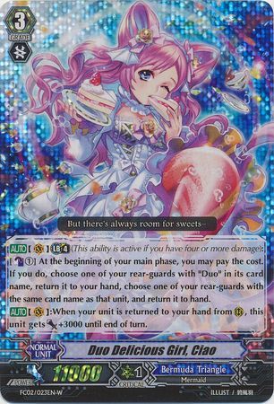 Duo Delicious Girl Ciao FC02 023EN W Triple Rare RRR Duo Delicious Girl Ciao FC02 023EN W Triple Rare RRR