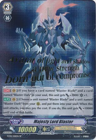 Majesty Lord Blaster FC02 S01EN Stamped Special Parallel SP Majesty Lord Blaster FC02 S01EN Stamped Special Parallel SP