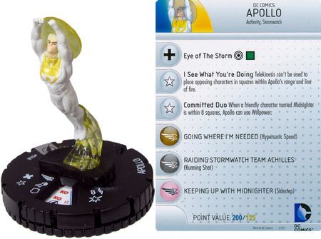 Apollo #048 The Flash Booster Set DC HeroClix