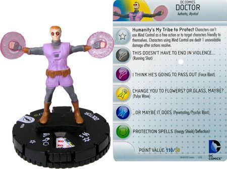 Heroclix The Flash set Doctor #016 Common figure w/card 