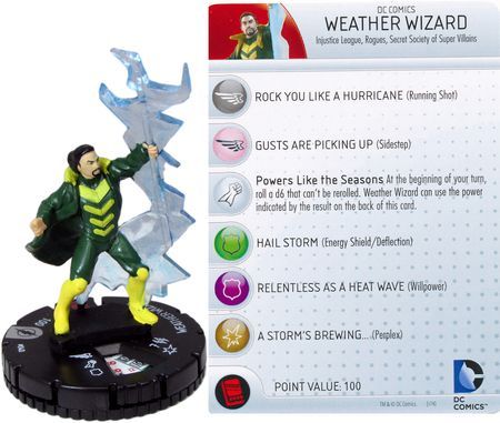 Weather Wizard 040 The Flash Booster Set DC HeroClix Weather Wizard 040 The Flash Booster Set DC HeroClix