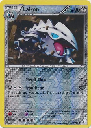 Lairon 58 101 Uncommon Reverse Holo Black White 10 Plasma Blast Reverse Holo Singles Lairon 58 101 Uncommon Reverse Holo Black White 10 Plasma Blast Reverse Holo Singles
