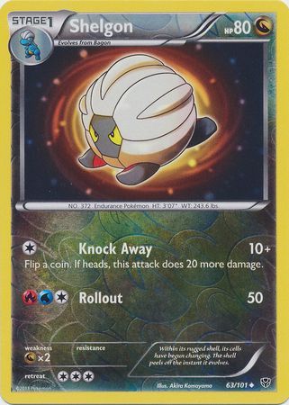 Shelgon 63 101 Uncommon Reverse Holo Black White 10 Plasma Blast Reverse Holo Singles Shelgon 63 101 Uncommon Reverse Holo Black White 10 Plasma Blast Reverse Holo Singles
