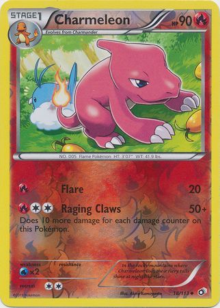 Charmeleon 18 113 Uncommon Reverse Holo Black White 11 Legendary Treasures Reverse Holo Singles Charmeleon 18 113 Uncommon Reverse Holo Black White 11 Legendary Treasures Reverse Holo Singles