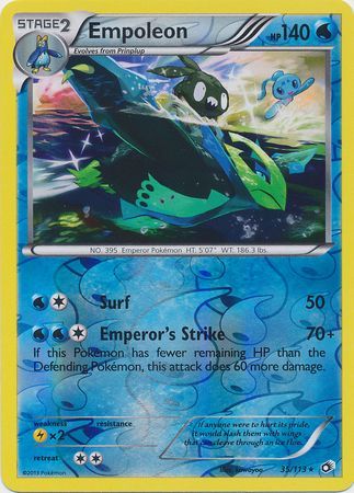 Empoleon 35 113 Rare Reverse Holo Empoleon 35 113 Rare Reverse Holo