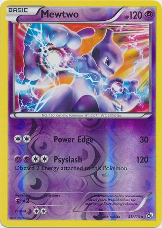 Pokemon TCG - (Rare Holo) - Mewtwo LV.53