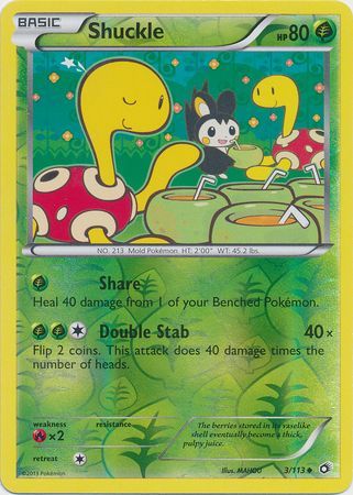 Shuckle 3 113 Uncommon Reverse Holo Black White 11 Legendary Treasures Reverse Holo Singles Shuckle 3 113 Uncommon Reverse Holo Black White 11 Legendary Treasures Reverse Holo Singles