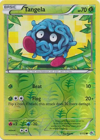Tangela 1 113 Common Reverse Holo Black White 11 Legendary Treasures Reverse Holo Singles Tangela 1 113 Common Reverse Holo Black White 11 Legendary Treasures Reverse Holo Singles