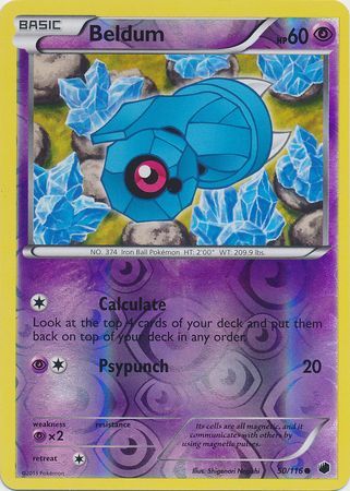 Beldum 50 116 Common Reverse Holo Black White 9 Plasma Freeze Reverse Holo Singles Beldum 50 116 Common Reverse Holo Black White 9 Plasma Freeze Reverse Holo Singles