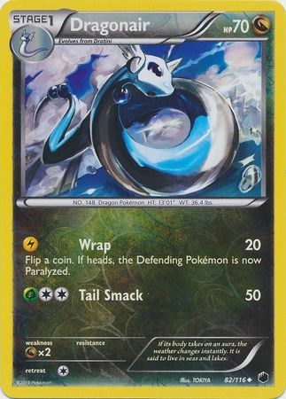 Reverse Foil Pokemon - XY Roaring Skies 50/108 Uncommon Dragonair