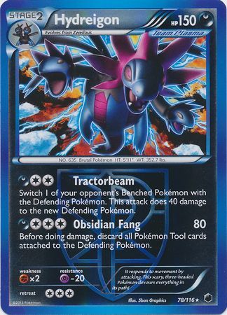 Hydreigon 78 116 Holo Rare Reverse Holo Hydreigon 78 116 Holo Rare Reverse Holo