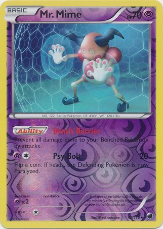 Mr Mime 47 116 Rare Reverse Holo Mr Mime 47 116 Rare Reverse Holo