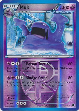Muk 46 116 Rare Reverse Holo Black White 9 Plasma Freeze Reverse Holo Singles Muk 46 116 Rare Reverse Holo Black White 9 Plasma Freeze Reverse Holo Singles