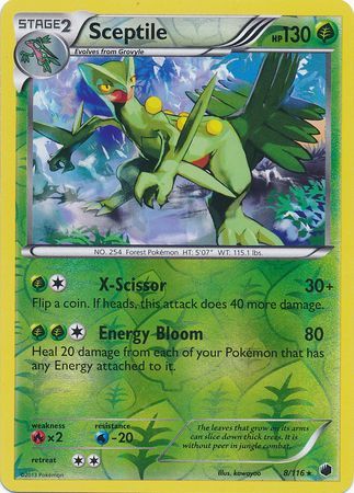 Sceptile 8 116 Holo Rare Reverse Holo Sceptile 8 116 Holo Rare Reverse Holo