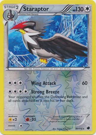 Staraptor 97 116 Rare Reverse Holo Black White 9 Plasma Freeze Reverse Holo Singles Staraptor 97 116 Rare Reverse Holo Black White 9 Plasma Freeze Reverse Holo Singles