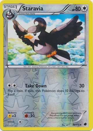 Staravia 96 116 Uncommon Reverse Holo Black White 9 Plasma Freeze Reverse Holo Singles Staravia 96 116 Uncommon Reverse Holo Black White 9 Plasma Freeze Reverse Holo Singles