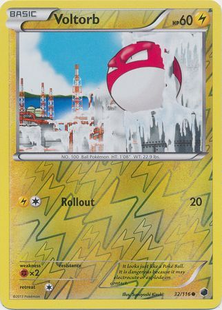 Voltorb 32 116 Common Reverse Holo Voltorb 32 116 Common Reverse Holo