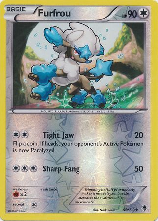 Furfrou 90 119 Uncommon Reverse Holo XY Phantom Forces Reverse Holo Singles Furfrou 90 119 Uncommon Reverse Holo XY Phantom Forces Reverse Holo Singles