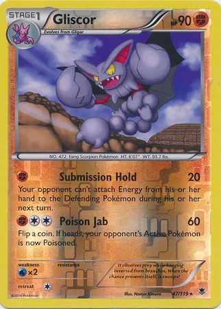 Gliscor 47 119 Rare Reverse Holo XY Phantom Forces Reverse Holo Singles Gliscor 47 119 Rare Reverse Holo XY Phantom Forces Reverse Holo Singles