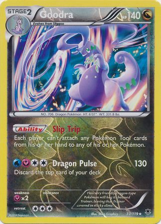 Goodra 77 119 Holo Rare Reverse Holo XY Phantom Forces Reverse Holo Singles Goodra 77 119 Holo Rare Reverse Holo XY Phantom Forces Reverse Holo Singles