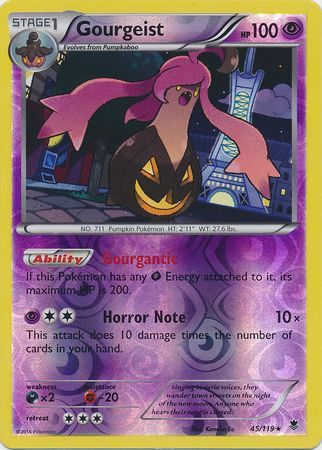 Gourgeist 45 119 Holo Rare Reverse Holo Gourgeist 45 119 Holo Rare Reverse Holo