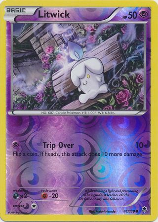 Litwick 41 119 Common Reverse Holo Litwick 41 119 Common Reverse Holo