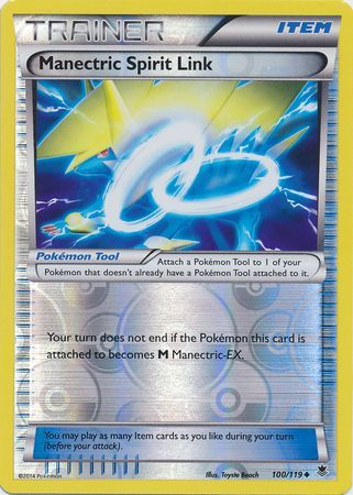 Manectric Spirit Link 100 119 Uncommon Reverse Holo Manectric Spirit Link 100 119 Uncommon Reverse Holo