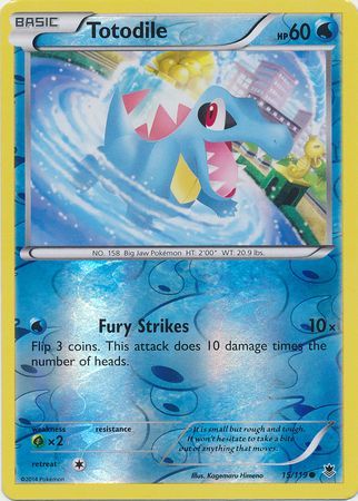Totodile 15 119 Common Reverse Holo Totodile 15 119 Common Reverse Holo