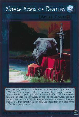 Noble Arms of Destiny NKRT EN022 Platinum Rare 1st Edition Noble Knights of the Round Table Singles Noble Arms of Destiny NKRT EN022 Platinum Rare 1st Edition Noble Knights of the Round Table Singles