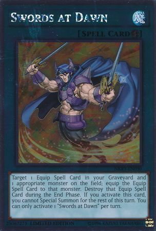 Swords at Dawn NKRT EN030 Platinum Rare 1st Edition Swords at Dawn NKRT EN030 Platinum Rare 1st Edition