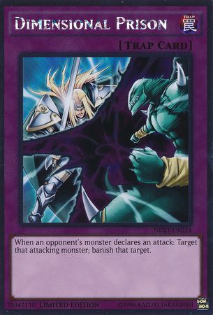 Dimensional Prison NKRT EN034 Platinum Rare 1st Edition Dimensional Prison NKRT EN034 Platinum Rare 1st Edition