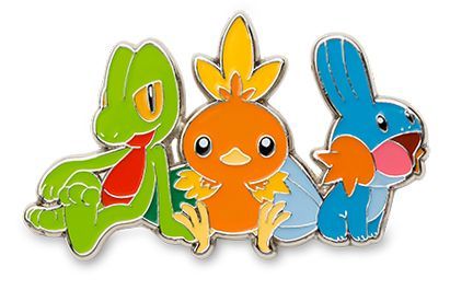  Treecko Mudkip Torchic - Pokemon - 25th Anniversary