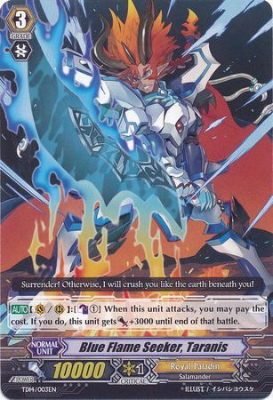 Blue Flame Seeker Taranis TD14 003EN Trial Deck 14 Seeker of Hope Singles Blue Flame Seeker Taranis TD14 003EN Trial Deck 14 Seeker of Hope Singles