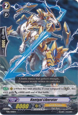 Hantgal Liberator TD16 008EN Trial Deck 16 Divine Judgment of the Bluish Flame Singles Hantgal Liberator TD16 008EN Trial Deck 16 Divine Judgment of the Bluish Flame Singles