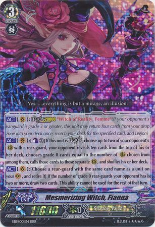 Mesmerizing Witch Fianna EB11 001EN Triple Rare RRR Mesmerizing Witch Fianna EB11 001EN Triple Rare RRR
