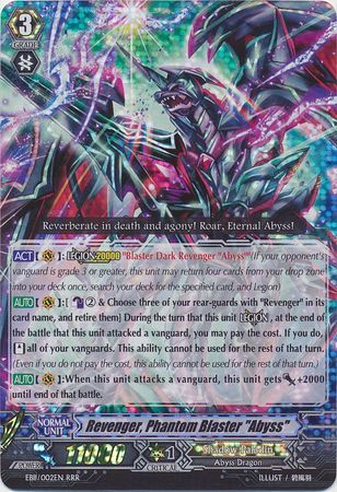 Revenger Phantom Blaster Abyss EB11 002EN Triple Rare RRR Revenger Phantom Blaster Abyss EB11 002EN Triple Rare RRR