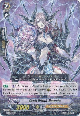 Skull Witch Nemain EB11 013EN Rare R Skull Witch Nemain EB11 013EN Rare R