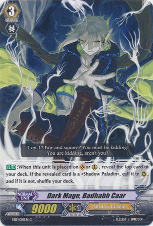 Dark Mage Badhabh Caar EB11 018EN Common C Dark Mage Badhabh Caar EB11 018EN Common C