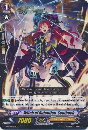 Witch of Ruination Scathach EB11 023EN Common C Witch of Ruination Scathach EB11 023EN Common C