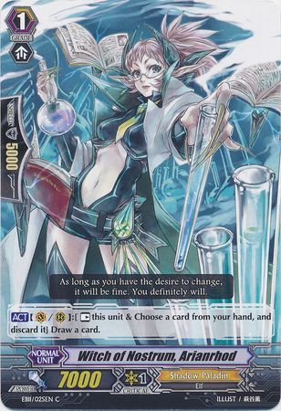 Witch of Nostrum Arianrhod EB11 025EN Common C Witch of Nostrum Arianrhod EB11 025EN Common C