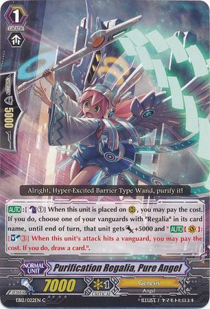Purification Regalia Pure Angel EB12 022EN Common C Extra Booster Vol 12 Waltz of the Goddess Singles Purification Regalia Pure Angel EB12 022EN Common C Extra Booster Vol 12 Waltz of the Goddess Singles