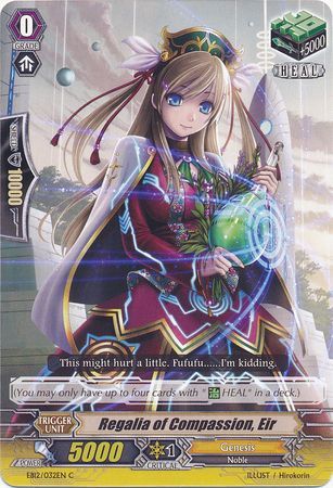 Regalia of Compassion Eir EB12 032EN Common C Extra Booster Vol 12 Waltz of the Goddess Singles Regalia of Compassion Eir EB12 032EN Common C Extra Booster Vol 12 Waltz of the Goddess Singles