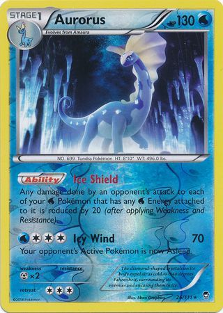 Aurorus 26 111 Rare Reverse Holo Aurorus 26 111 Rare Reverse Holo