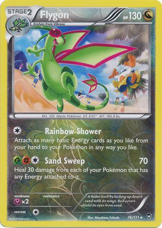 Flygon 76 111 Rare Reverse Holo XY Furious Fists Reverse Holo Singles Flygon 76 111 Rare Reverse Holo XY Furious Fists Reverse Holo Singles