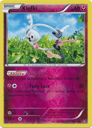 Klefki 73 111 Uncommon Reverse Holo XY Furious Fists Reverse Holo Singles Klefki 73 111 Uncommon Reverse Holo XY Furious Fists Reverse Holo Singles