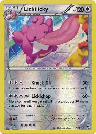 Lickilicky 79 111 Uncommon Reverse Holo XY Furious Fists Reverse Holo Singles Lickilicky 79 111 Uncommon Reverse Holo XY Furious Fists Reverse Holo Singles