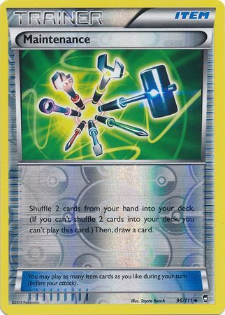 Maintenance 96 111 Uncommon Reverse Holo XY Furious Fists Reverse Holo Singles Maintenance 96 111 Uncommon Reverse Holo XY Furious Fists Reverse Holo Singles