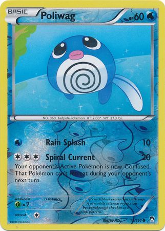 Poliwag 15 111 Common Reverse Holo Poliwag 15 111 Common Reverse Holo