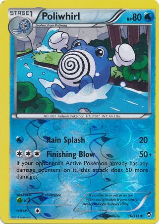 Poliwhirl 16 111 Uncommon Reverse Holo Poliwhirl 16 111 Uncommon Reverse Holo